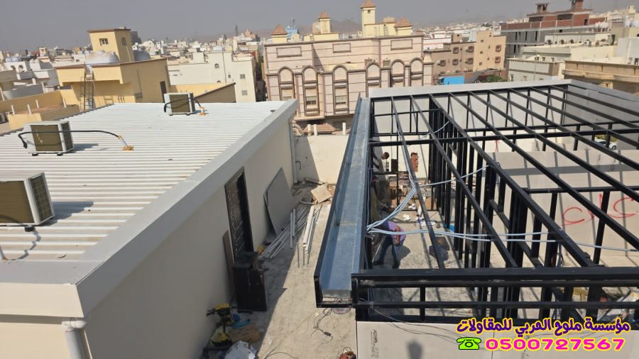 ملاحق أسطح سندويتش بانل حديثه بجدة 